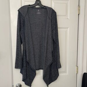 Lane Bryant Charcoal Open Front Cardigan